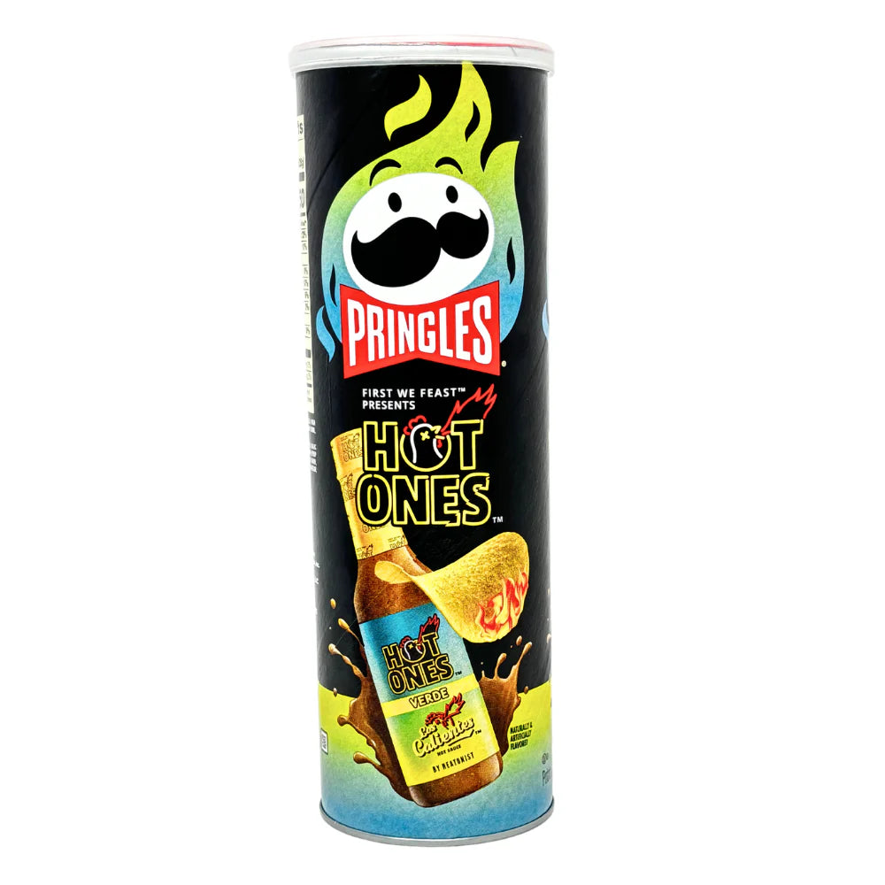 Pringles Hot Ones Los Calientes Verde Chips (156 g)