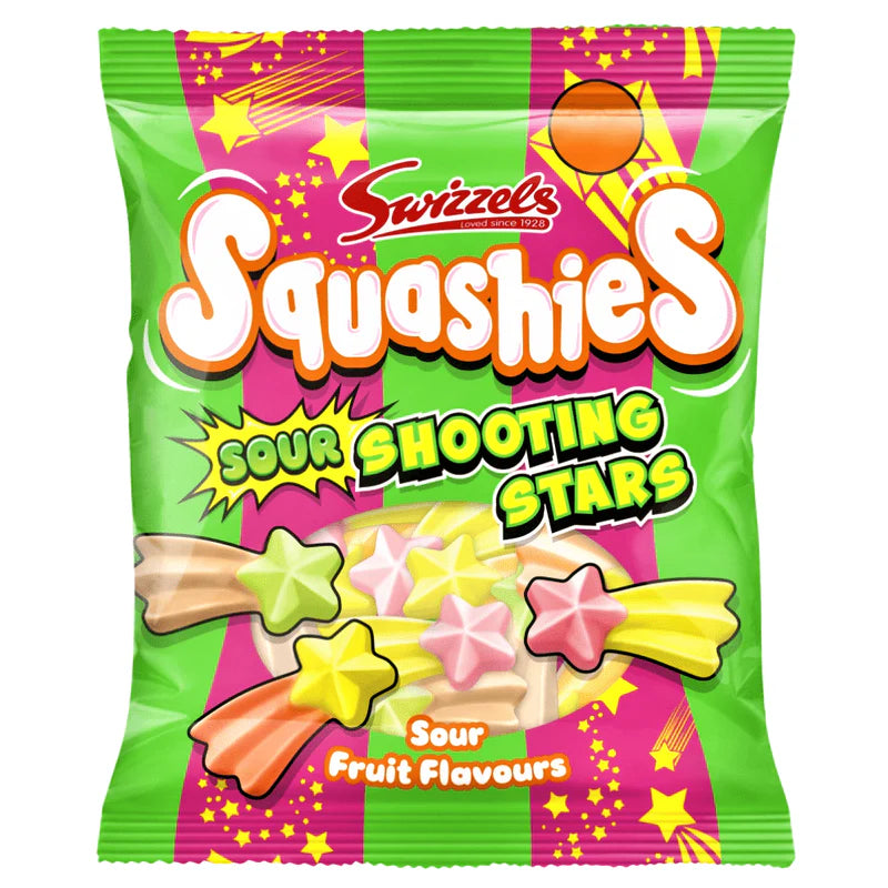 Squashies Sour Shooting Stars (100g): UK