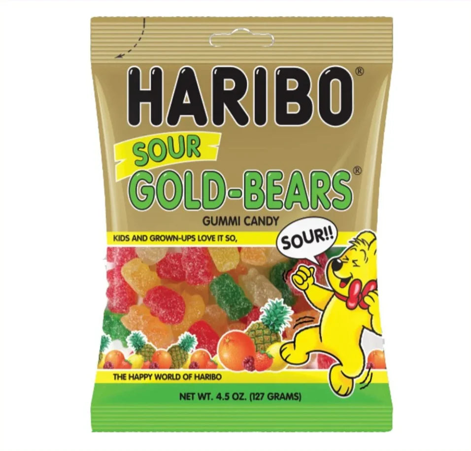 Haribo Goldbears Sour (127g): Germany