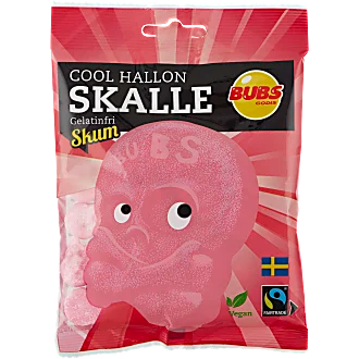 Bubs Cool Raspberry Skull (90g): Sweden