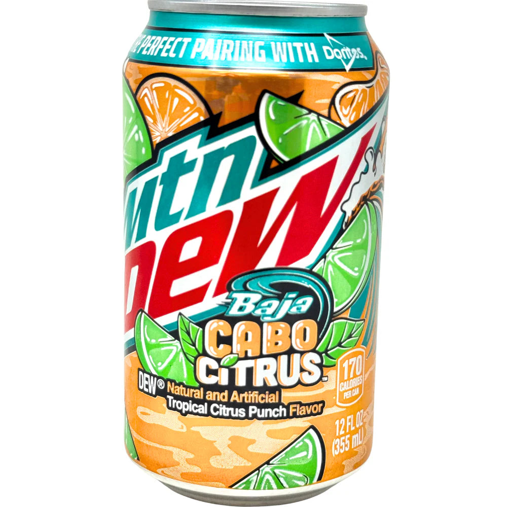 Mountain Dew Baja Cabo Citrus (355ml): USA