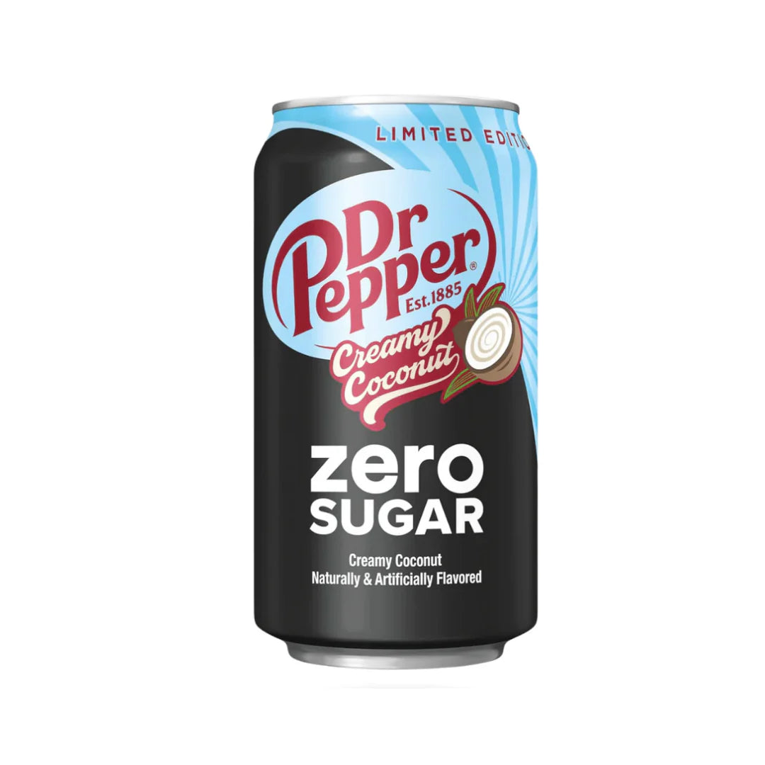 Dr Pepper Creamy Coconut Zero Sugar (355ml): USA