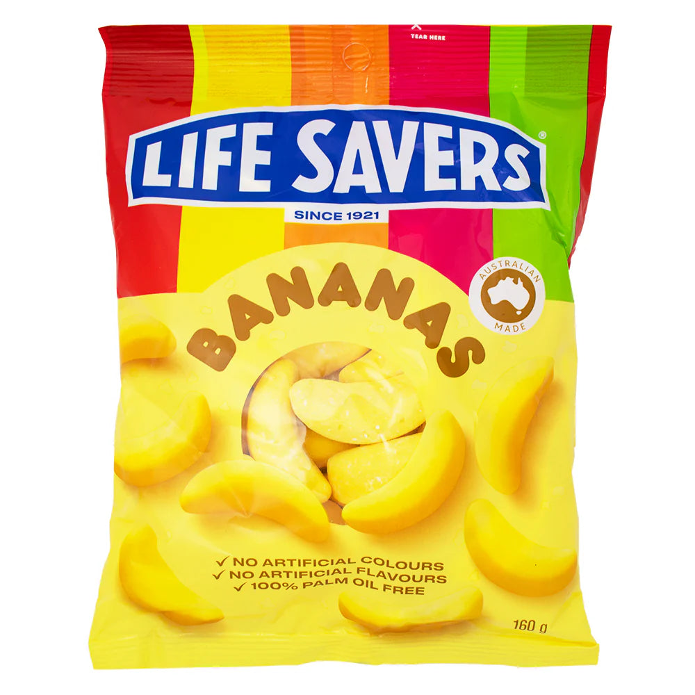 Lifesavers Bananas (160g): Australia