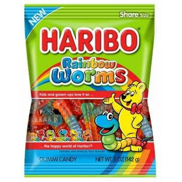 Haribo Rainbow Worms (142g): Germany