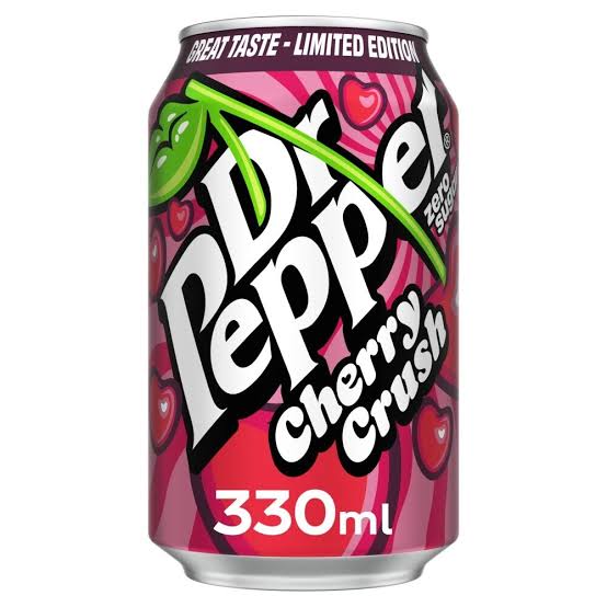 Dr Pepper Cherry Crush Zero Sugar (330ml): USA