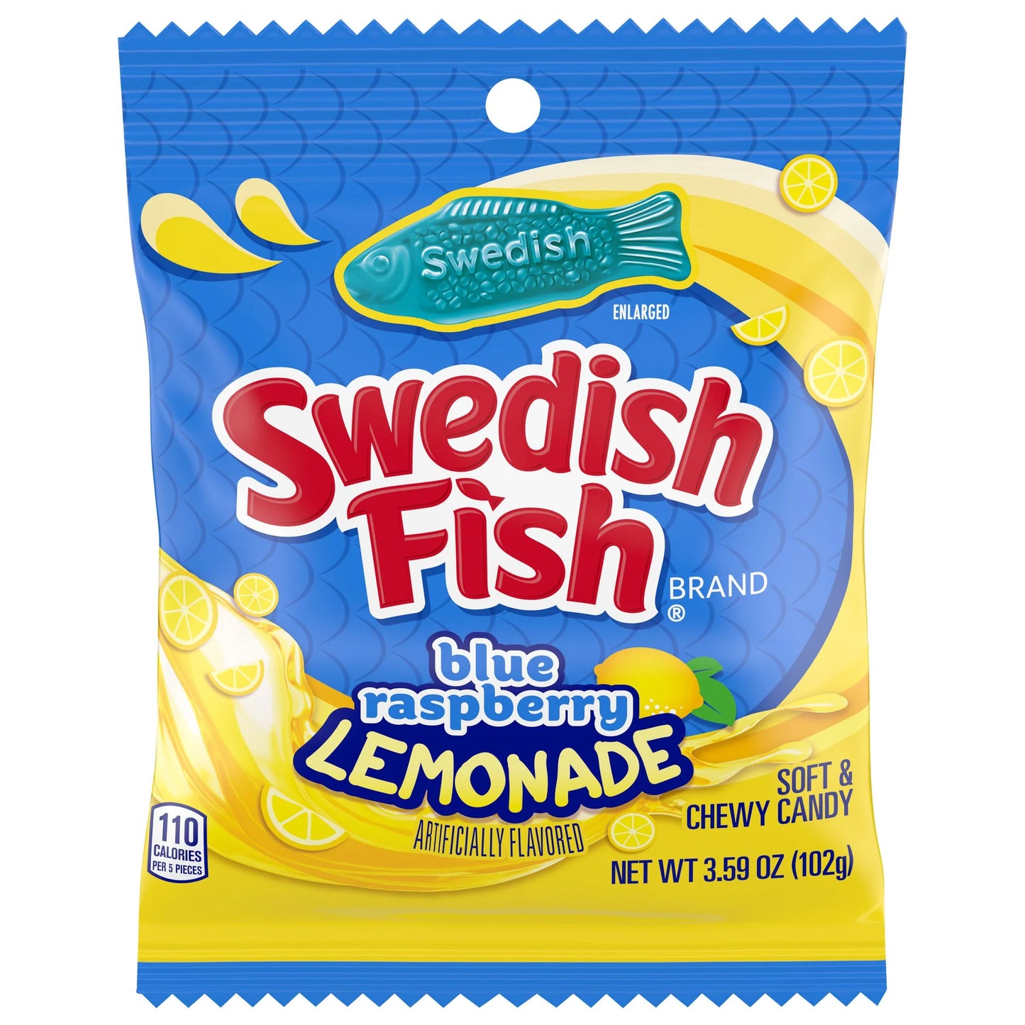 Swedish Fish Blue Raspberry Lemonade (102g)