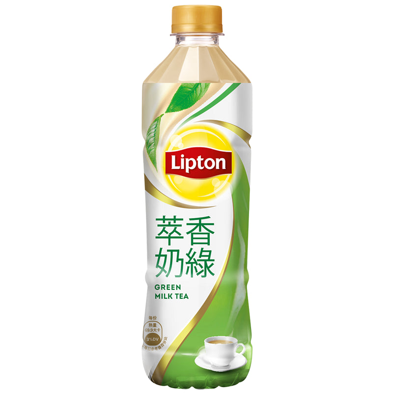 Lipton Green Milk Tea (535ml): Taiwan