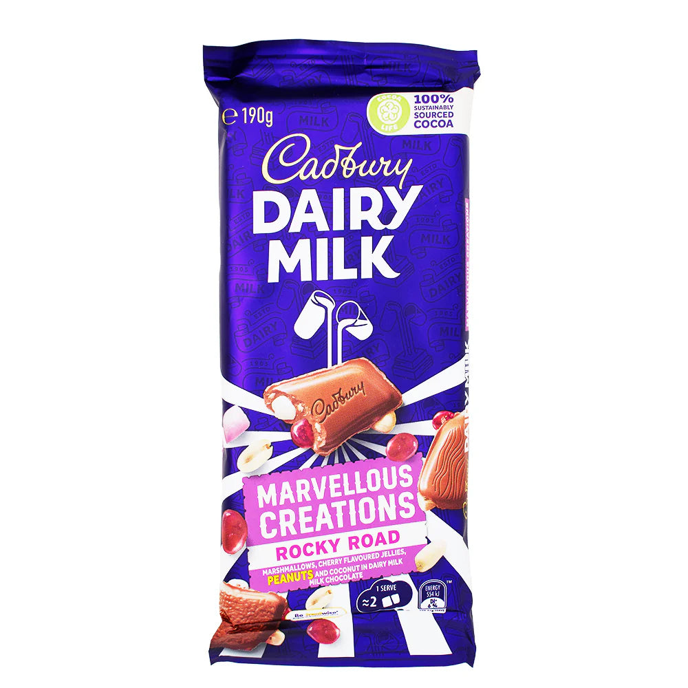 Cadbury Dairy Milk Rocky Road (190g): UK
