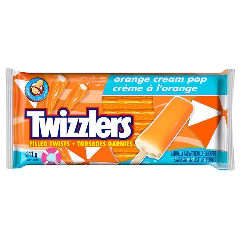 Twizzlers Filled Twists Orange Cream Pop (311g)