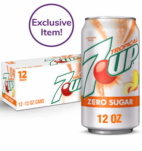 7up Tropical Zero (355mL)