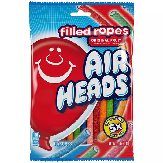 Airheads Original Fruit Candy Filled Ropes (141g)