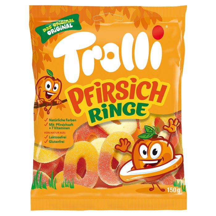 Trolli Pfirsich Ringe (150g): Germany