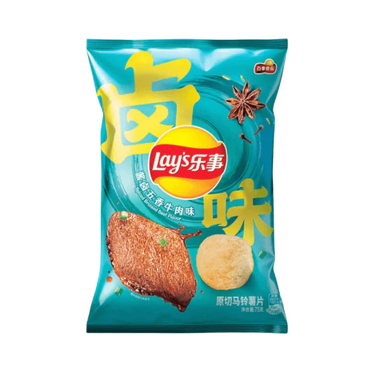 Lays Spiced Braised Beef (70g): China