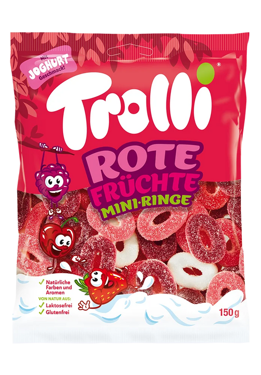 Trolli Rote Fruchte Mini-Ringe (150g): Germany