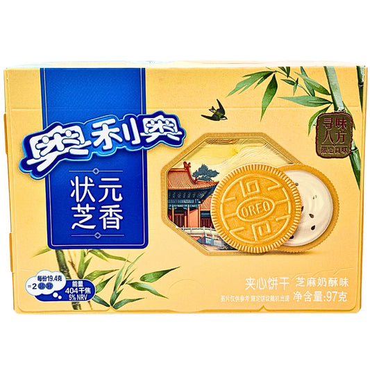 Oreo Sandwich Biscuits Sesame Milk Flavor (97g): China