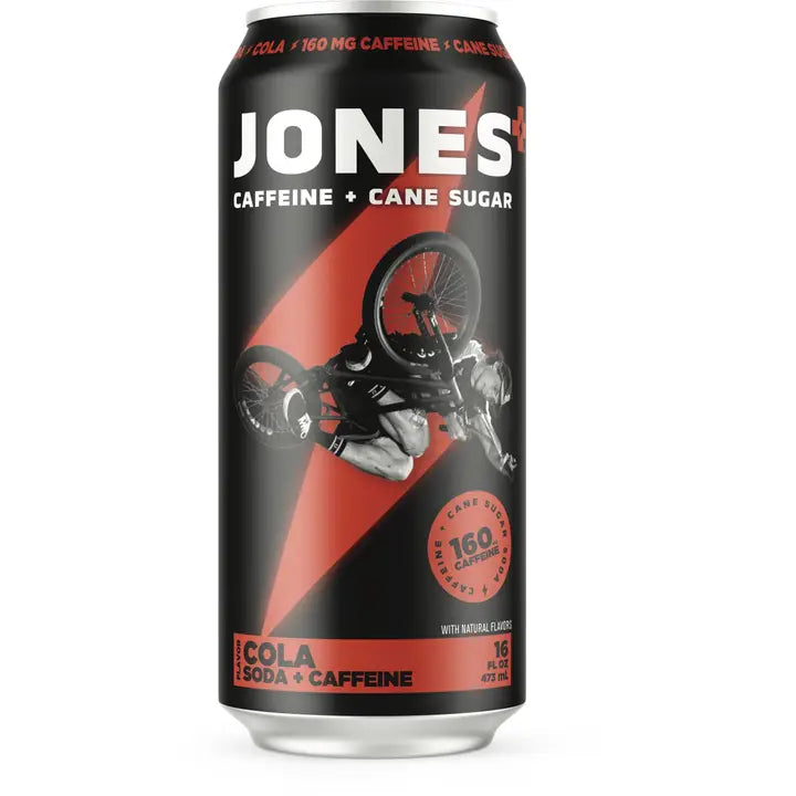 Jones Cola Energy Soda (473mL)