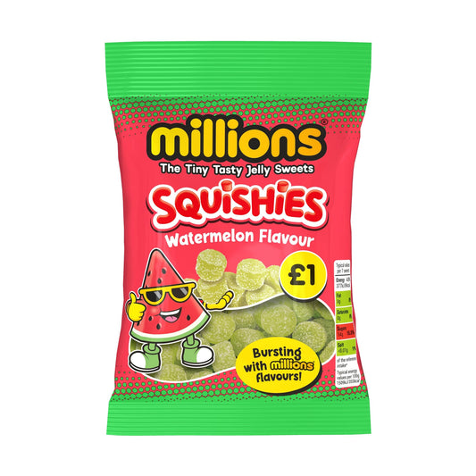 Millions Squishies Watermelon Flavour (100g): UK