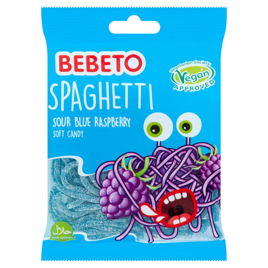 Bebeto Spaghetti Sour Blue Raspberry (70g): UK