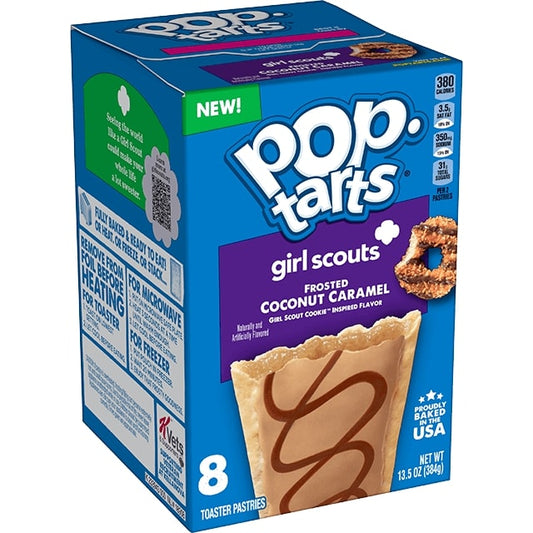 Pop Tarts Girl Scouts Frosted Coconut Caramel (384g): USA