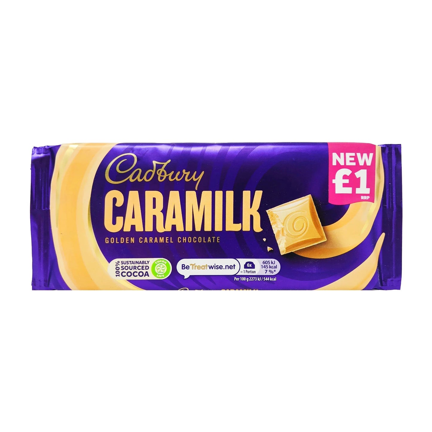 Cadbury Caramilk Golden Caramel Chocolate (80g): UK