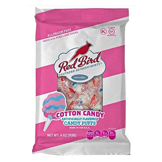 Candy Puffs Cotton Candy Handcrafted (113g): USA