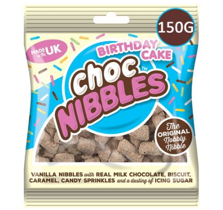 Choc Nibbles Birthday Cake (150g): UK