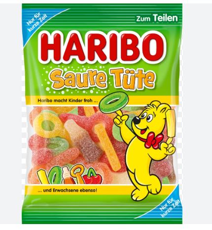 Haribo Saure Tüte (175g): Germany