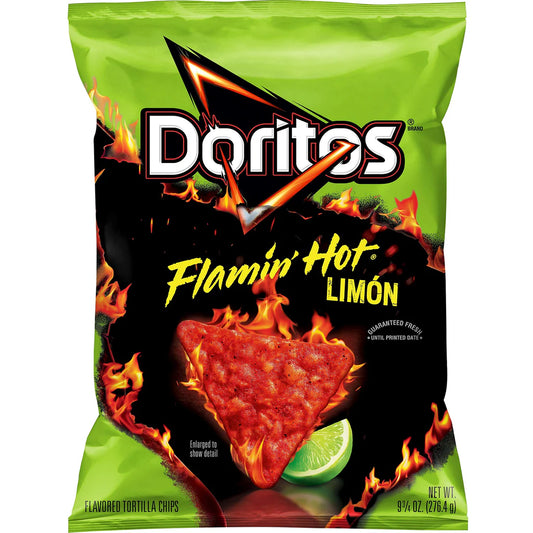 Doritos Flaming Hot Lemon Flavored (262.2g): USA