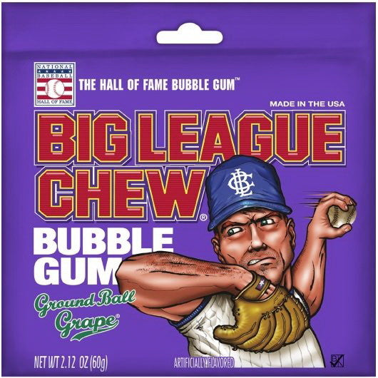 Big League Chew Ground Ball Grape (60g)