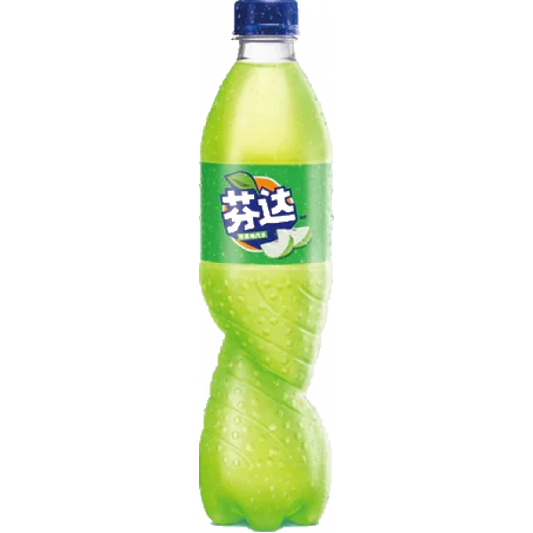 Fanta Green Apple (500mL):  China