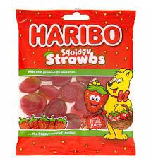 Haribo Squidy Strawbs (160g)