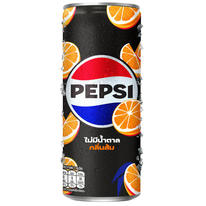 Pepsi Orange Zero Sugar (325mL): Thailand