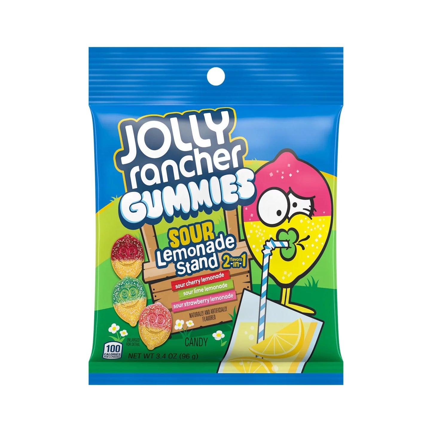 Jolly Rancher Gummies Sour Lemonade (96g)