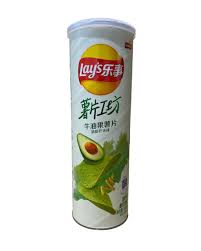 Lays Avocado Sweet Mustard (110g): China