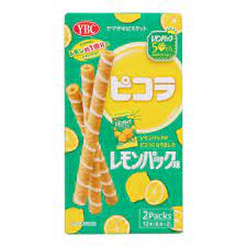 Picola Lemon Wafer Straws (80g): Japan