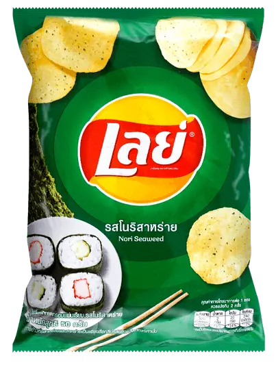 Lays Nori Seaweed (54g): Vietnam