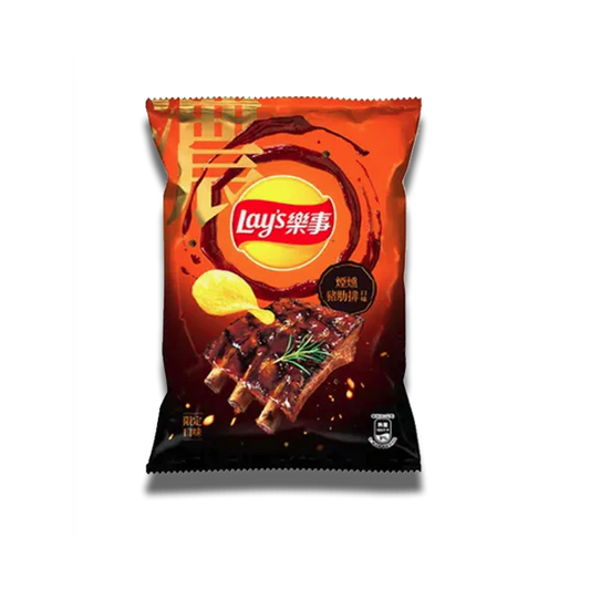 Lays Chips Smoky Pork Ribs Flavor (34g): Taiwan