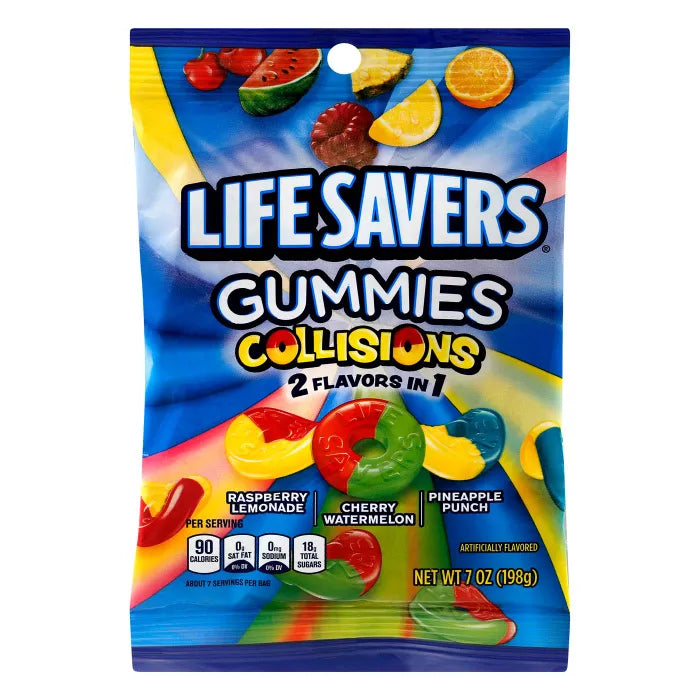 Lifesavers Gummies Collisions 2in1 (198g)