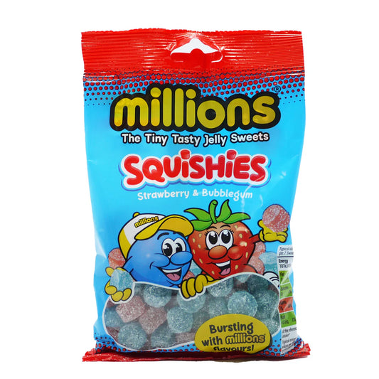 Millions Squishies Strawberry & Bubblegum (130g): UK