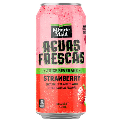 Minute Maid Aguas Frescas Strawberry - 473mL