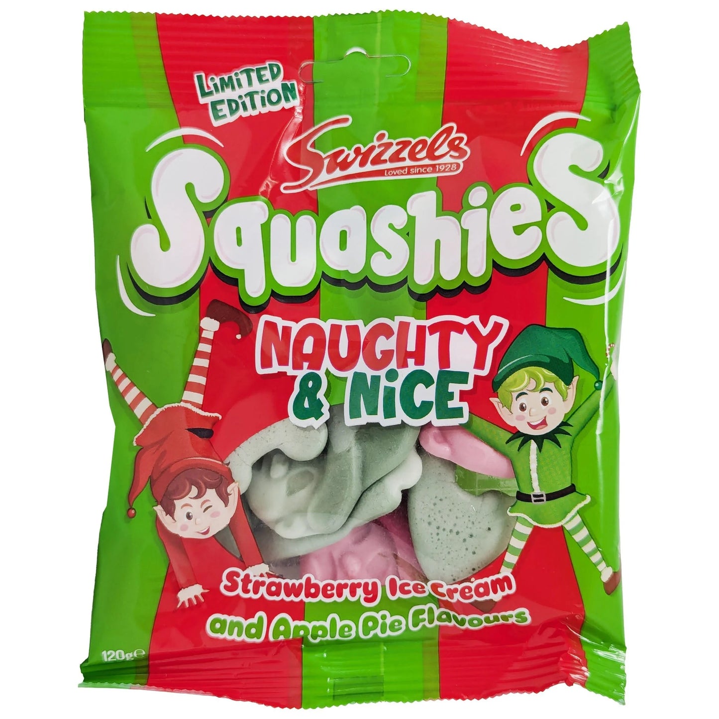Squashies Strawberry Ice Cream & Apple Pie (120g): UK