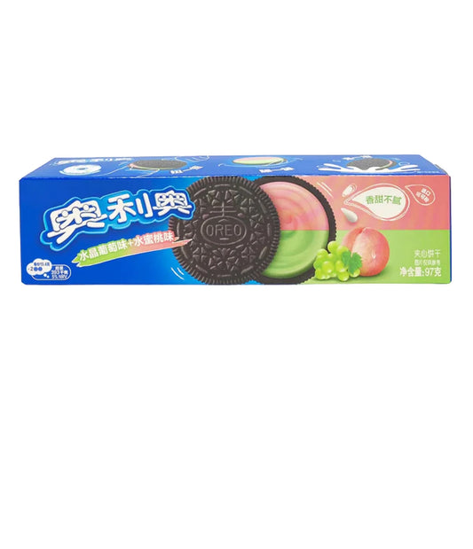 Oreo Sandwich Double Fruit Grape & Peach (97g): China