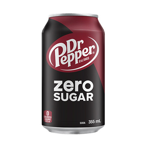 Dr Pepper Zero Sugar (355ml): USA