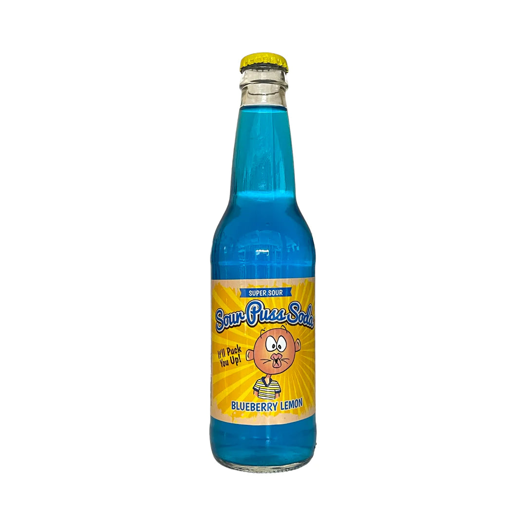 Sour Puss Soda Blueberry Lemon (355mL)