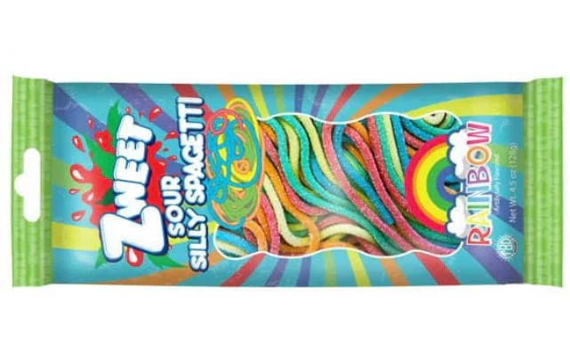 Zweet Sour Silly Spagetti Rainbow (128g): USA