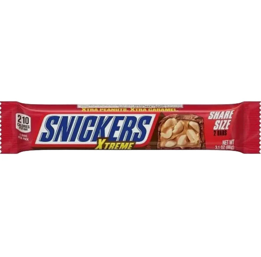 Snickers Xtreme Xtra Peanuts, Xtra Caramel (88g): USA