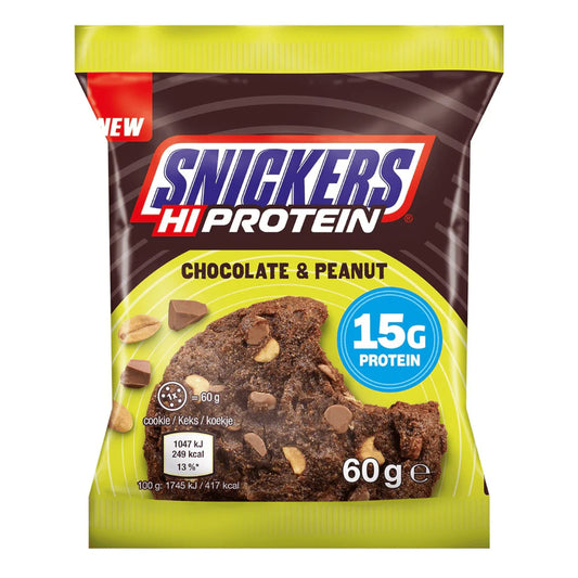 Snickers Hi Protein Chocolate & Peanut Cookie (60g): UK