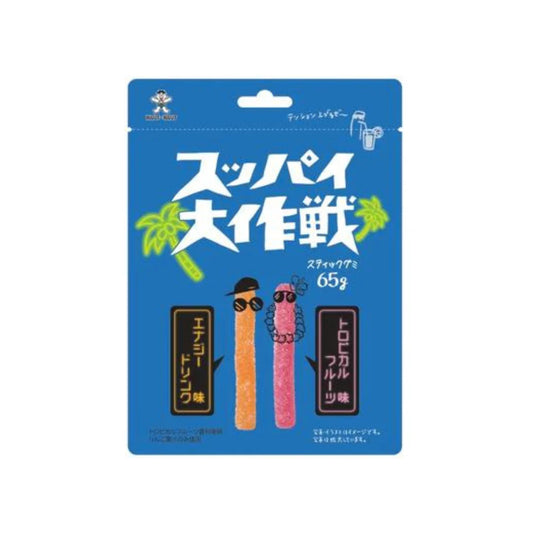 Suppai Daisakusen Gummy Energy Drink & Tropical Fruit (65g): Japan