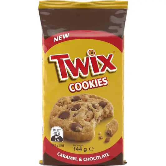 Twix Cookies Caramel & Chocolate (144g): UK