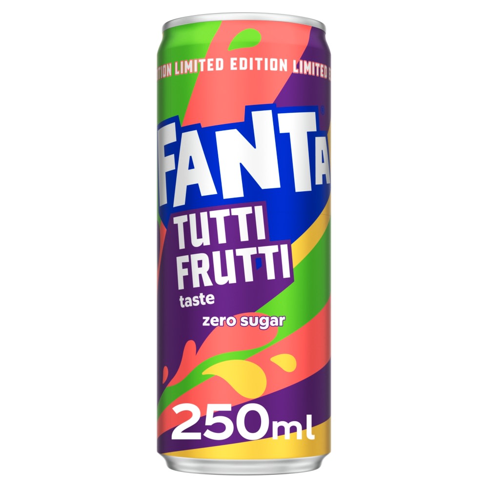 Fanta Tutti Frutti Zero sugar (250ml): UK